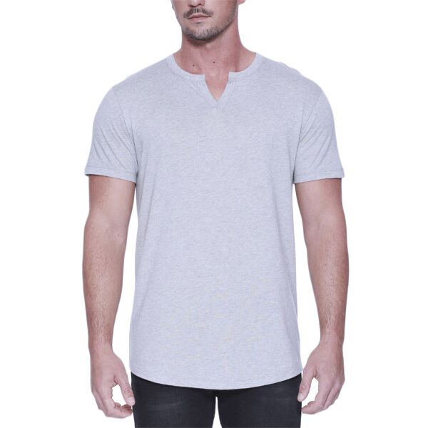 Men's Cotton/Modal Slit V-Neck Thumbnail