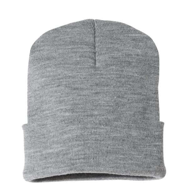 USA Made 12" Knit Cuff Beanie Thumbnail