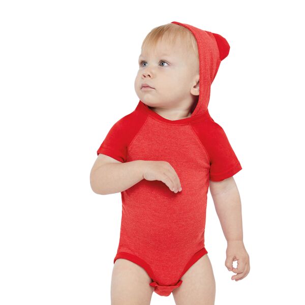 Infant Character Hooded Bodysuit with Ears Thumbnail