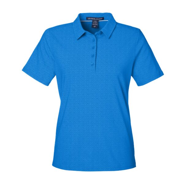 Crownlux Performance® Ladies' Geo Polo Thumbnail