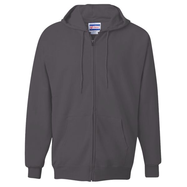 Unisex Ultimate Cotton® Full-Zip Hooded Sweatshirt Thumbnail
