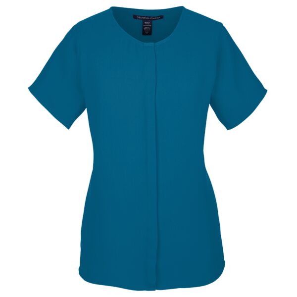 Ladies' Perfect Fit™  Short-Sleeve Crepe Blouse Thumbnail