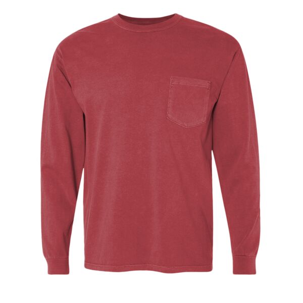 Heavyweight Ring Spun Long Sleeve Pocket Tee Thumbnail