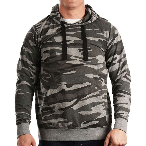 Men's Enzyme-Washed French Terry Hooded Sweatshirt Thumbnail