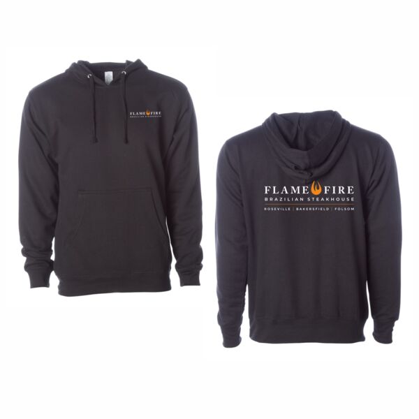 HOODIE BACK- SS4500 INDEPENDENT TRADING CO. HOODED SWEATSHIRT SCREEN PRINTED LEFT CHEST & BACK Thumbnail