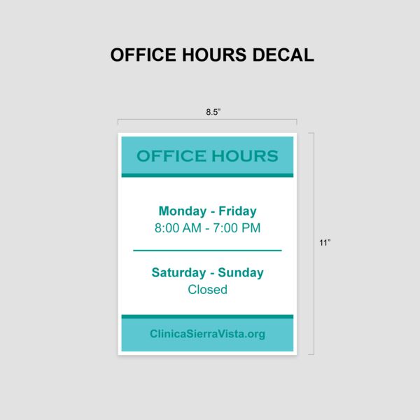 OFFICE HOURS DECAL Thumbnail