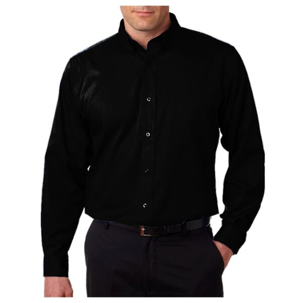 Men's Non-Iron Cotton Twill Woven Shirt Thumbnail