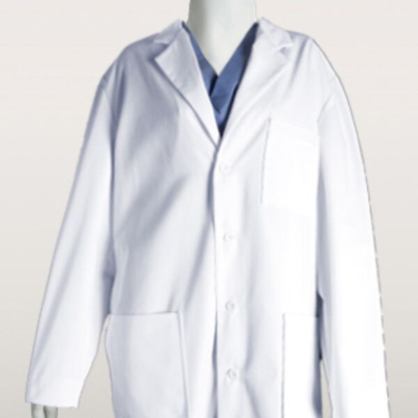 (KMC) 38" Men's Classic Twill Lab Coat Thumbnail