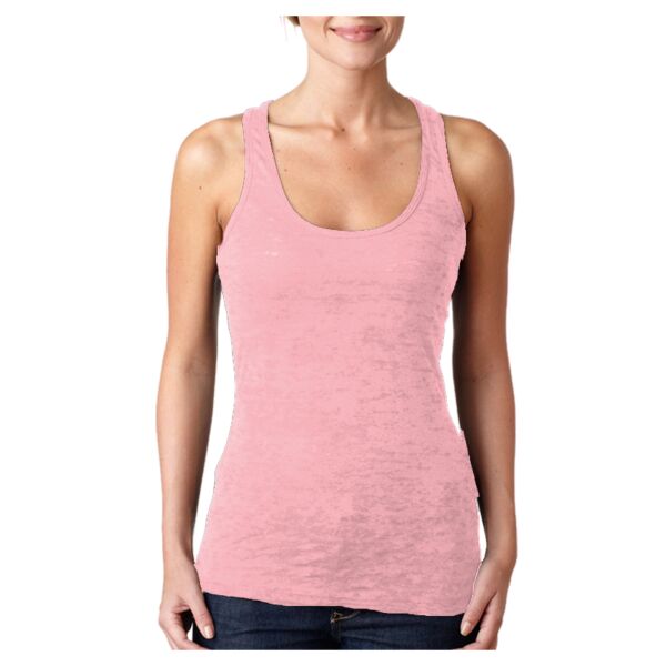 Ladies’ Poly/Cotton Burnout Razor Tank Thumbnail