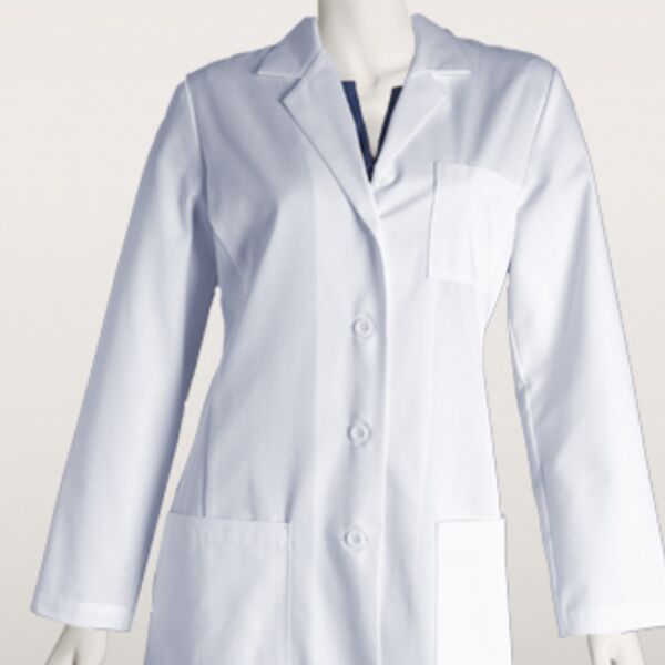 1343 Barco 38" Ladies 5 pckt Labcoat Thumbnail