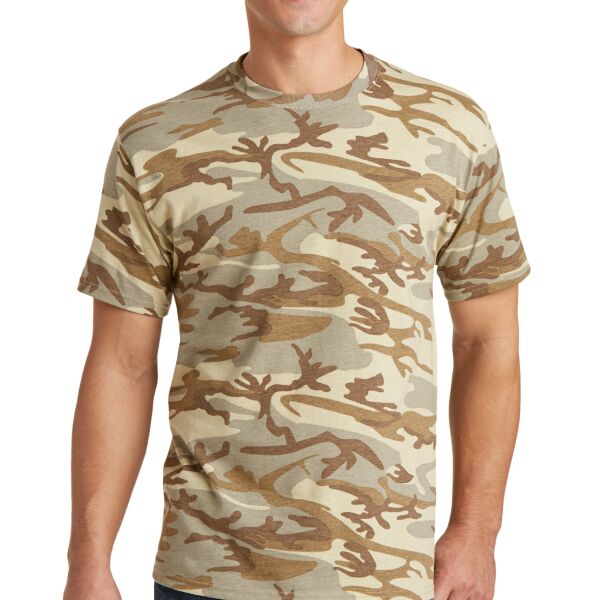(CAL IVY) 5.4 Oz 100% Cotton Camo Tee Thumbnail