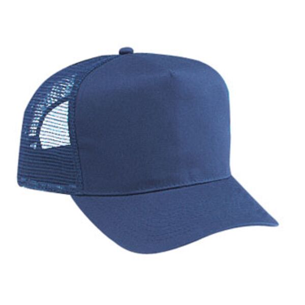 Otto Cotton Twill Five Panel Pro Style Mesh Back Caps Thumbnail