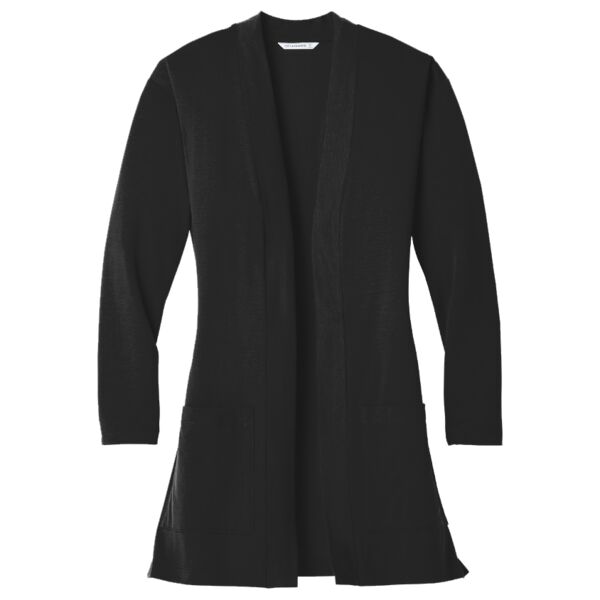 (KM) Ladies Concept Long Pocket Cardigan Thumbnail