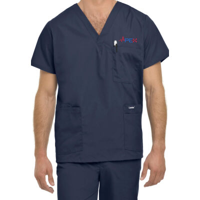   Landau Essentials 5 Chest Pocket V-Neck Top - LE5CPVNT	 Thumbnail