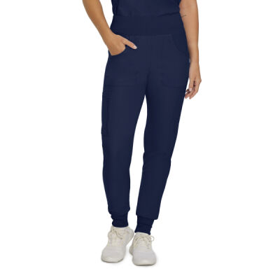   Landau Forward 7-Pocket Rib Knit Waistband Cargo Jogger Navy - LF7	 Thumbnail